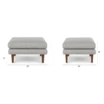 Burrard 29_ Ottoman - Seasalt Gray
