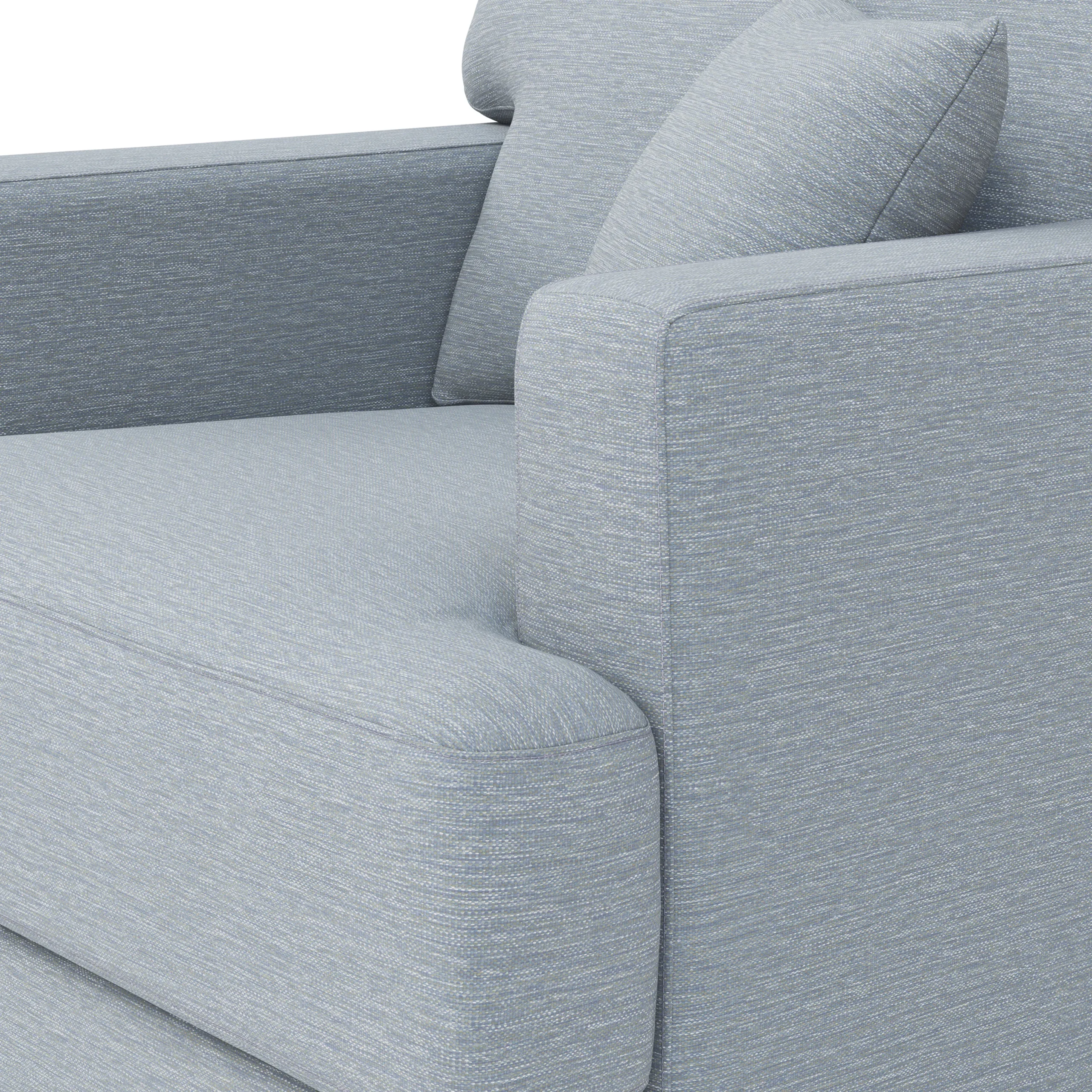 Dawn 40_ Lounge Chair - Silver Light Blue - Image 5