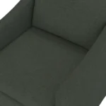 Landry 32.25_ Lounge Chair - Green Wool Bouclé