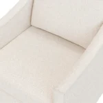 Landry 32.25_ Lounge Chair - Ivory Wool Bouclé