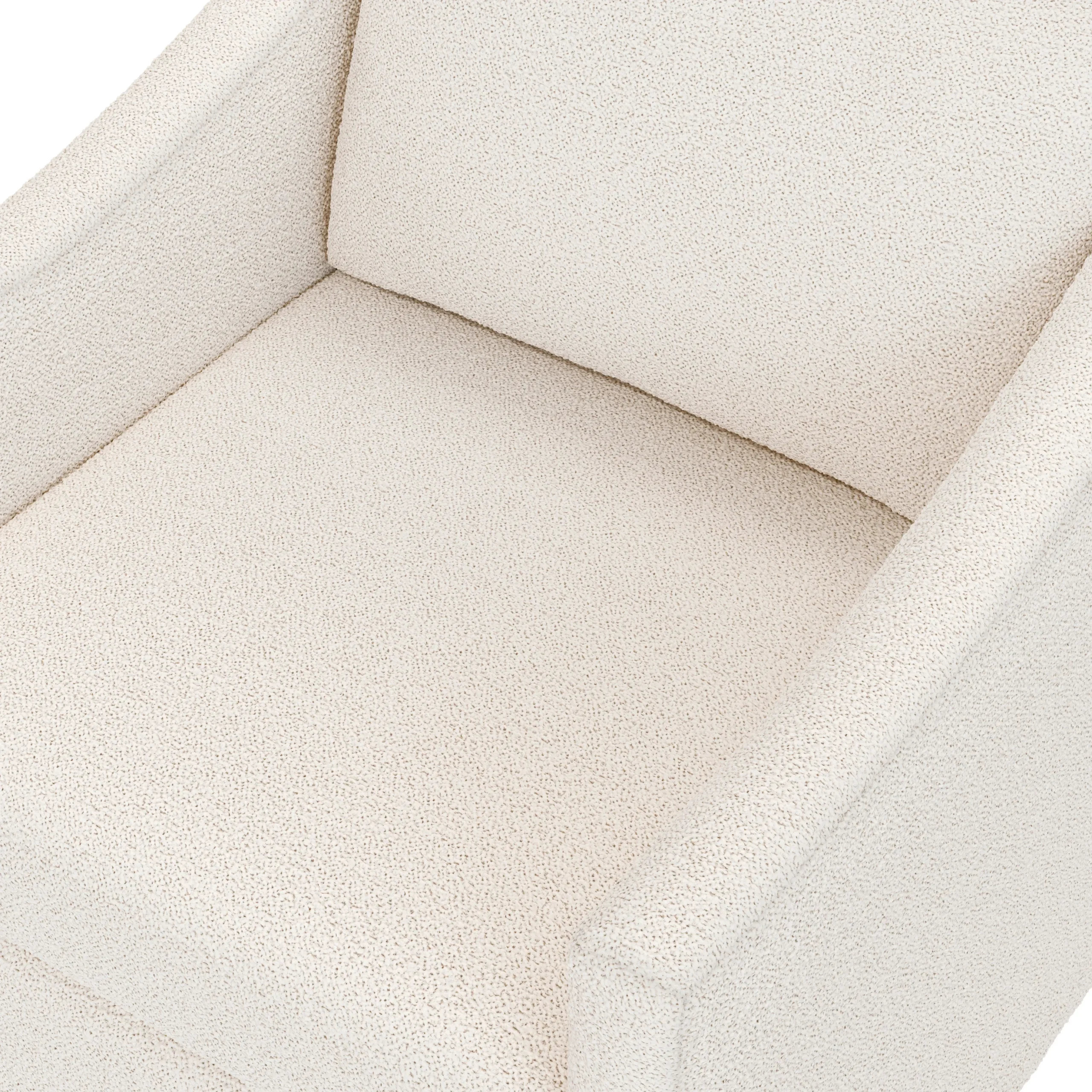 Landry 32.25_ Lounge Chair - Ivory Wool Bouclé - Image 6