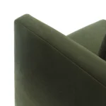Marina 38_ Velvet Lounge Chair - Hale Fir Green