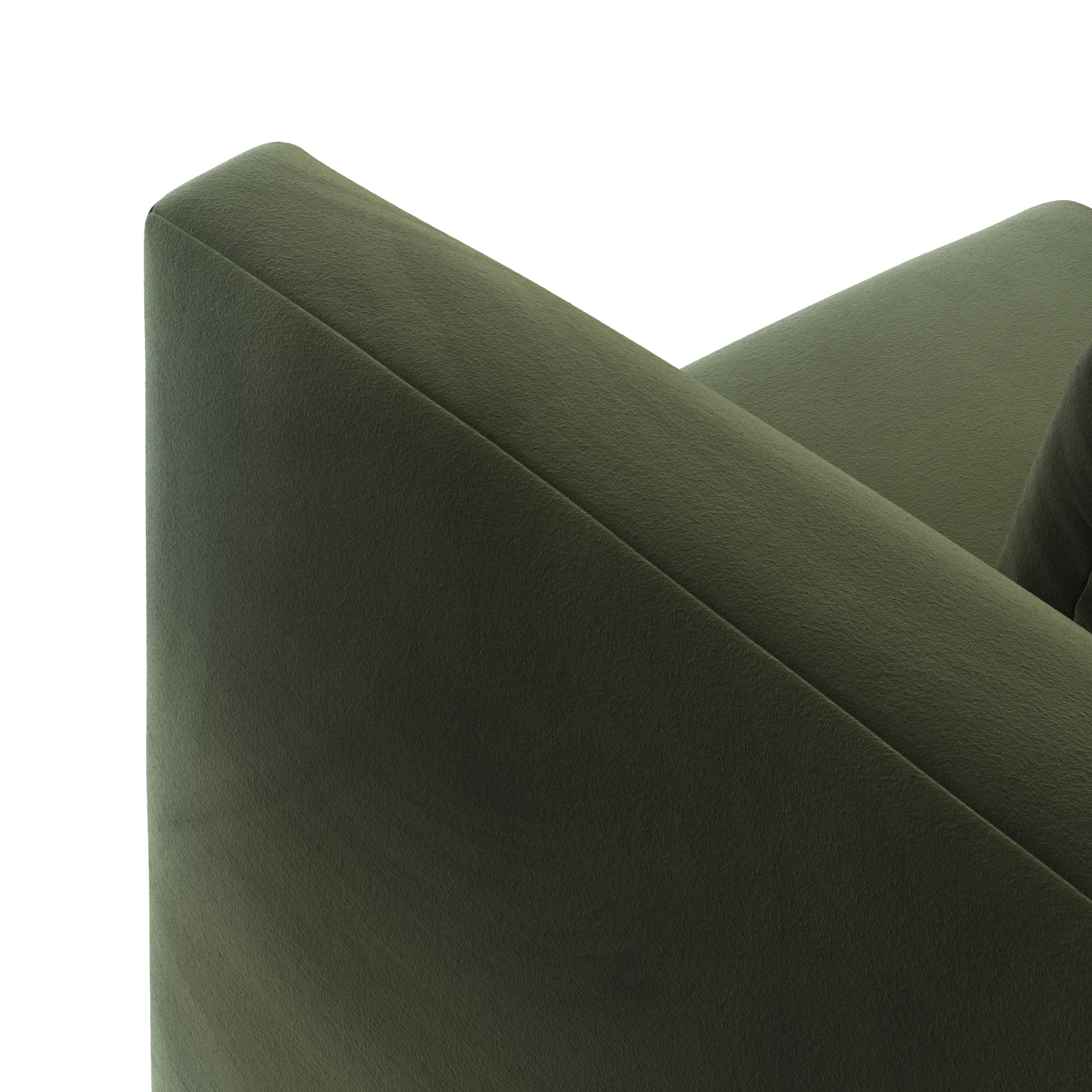 Marina 38_ Velvet Lounge Chair - Hale Fir Green - Image 7