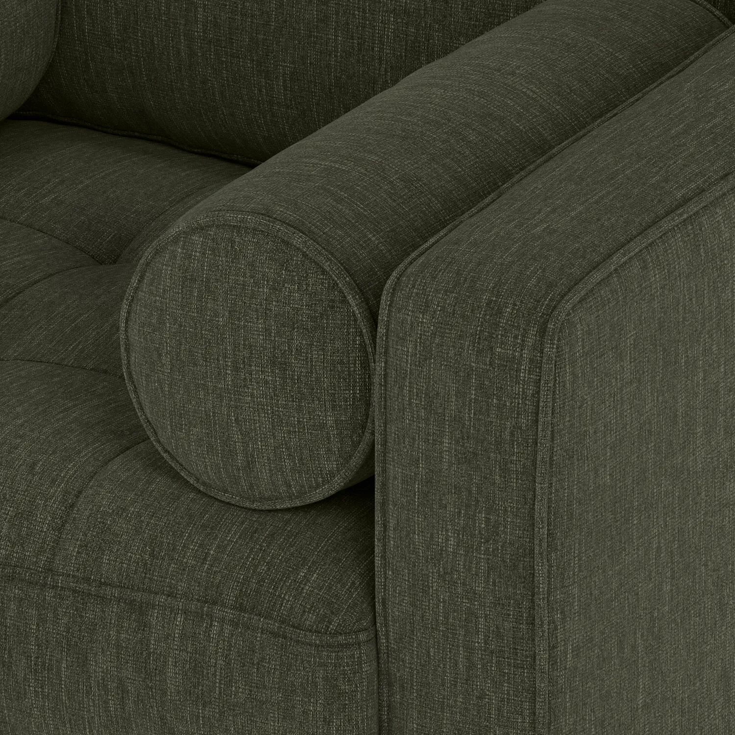 Sven 42_ Tufted Lounge Chair - Fir Green - Image 6