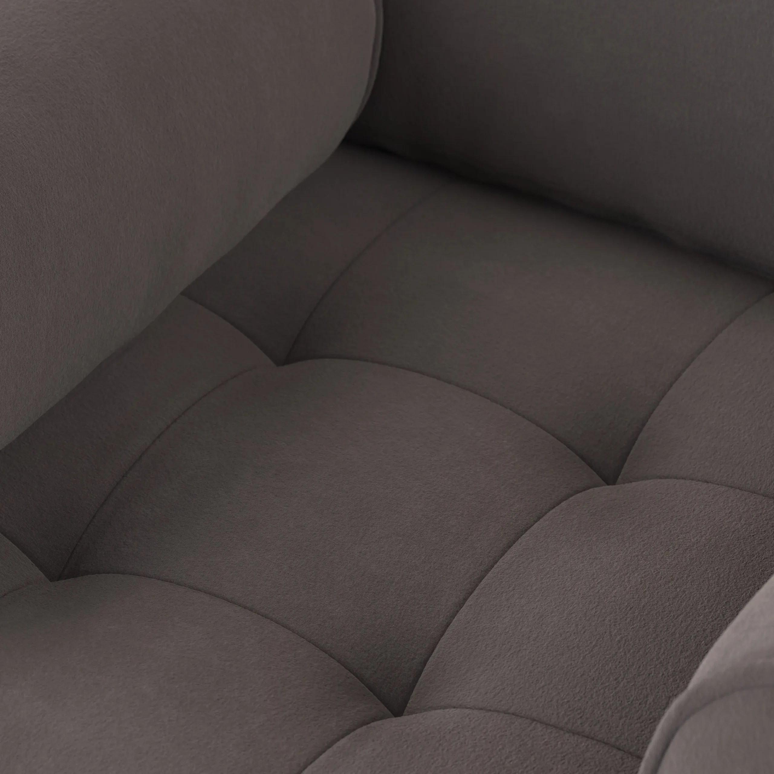 Sven 42_ Tufted Velvet Lounge Chair - Hale Warm Gray - Image 6