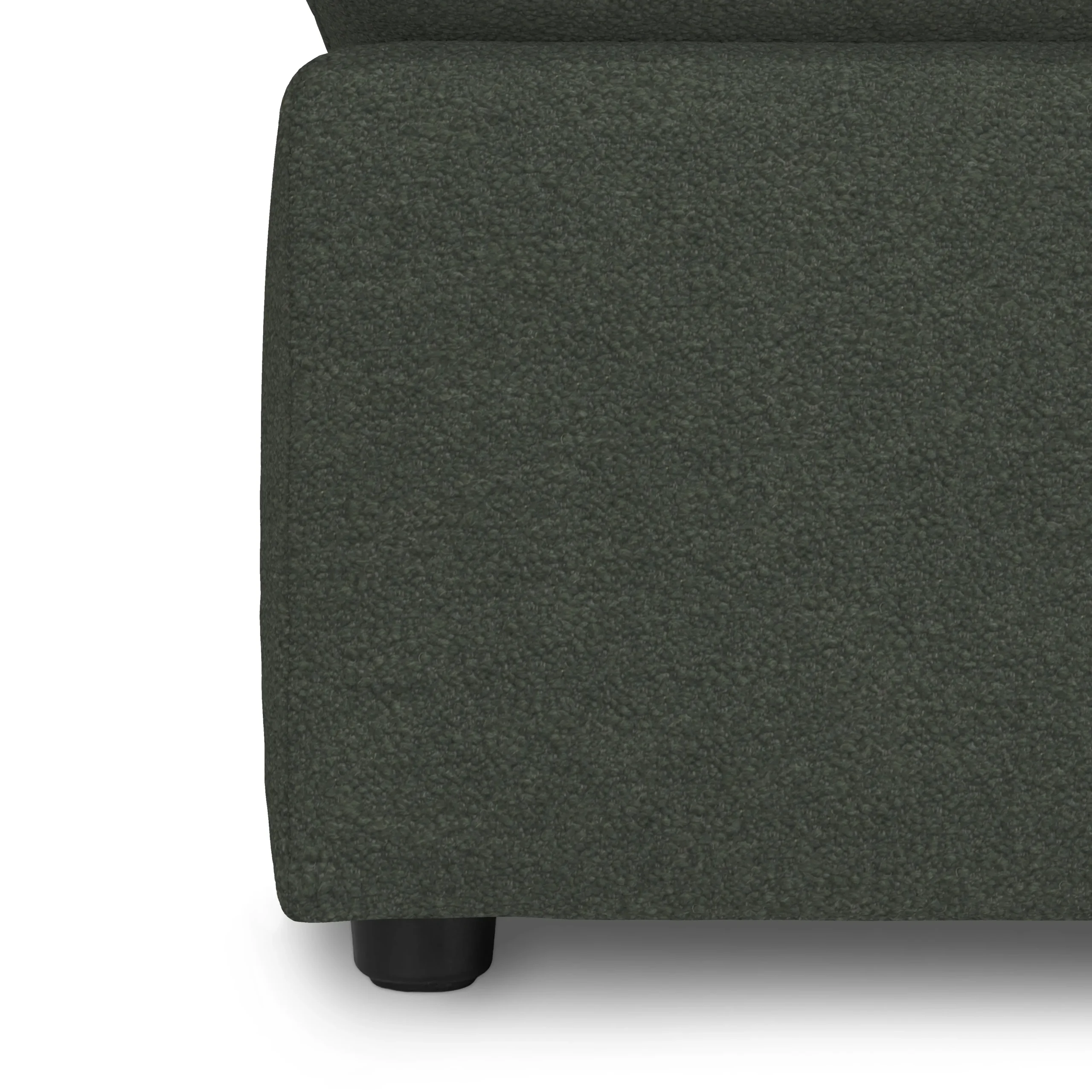 Landry 28_ Ottoman - Green Wool Bouclé - Image 8
