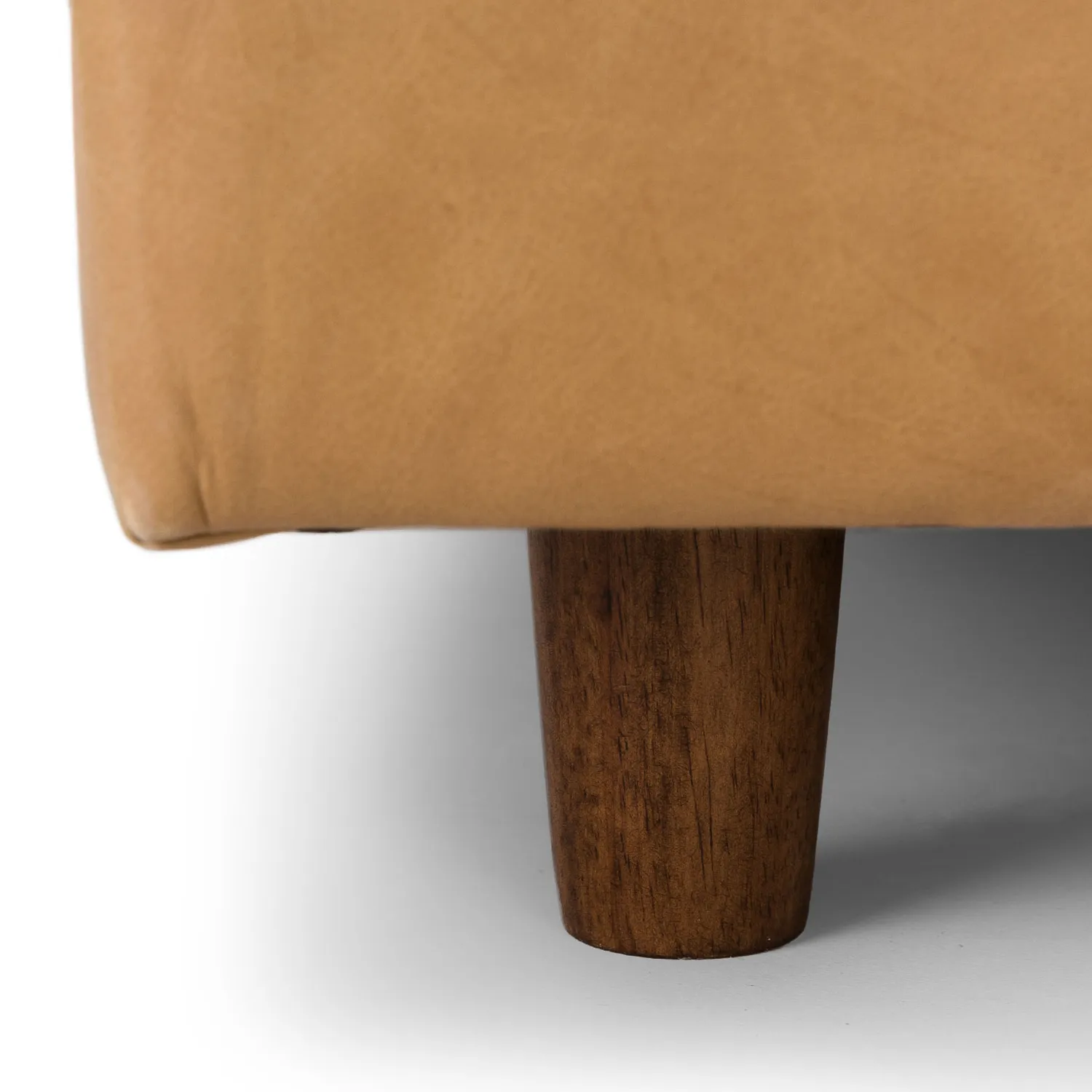 Sven 79_ Tufted Leather Chaise Lounge - Charme Tan - Image 5