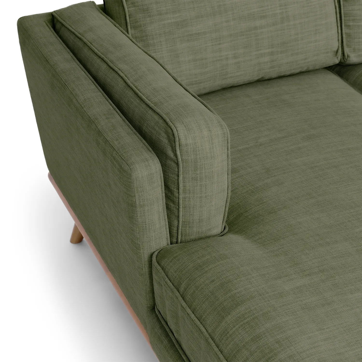 Timber 93_ Left Sectional - Olio Green - Image 8