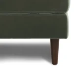 Sven 30_ Velvet Ottoman - Plush Pacific Green