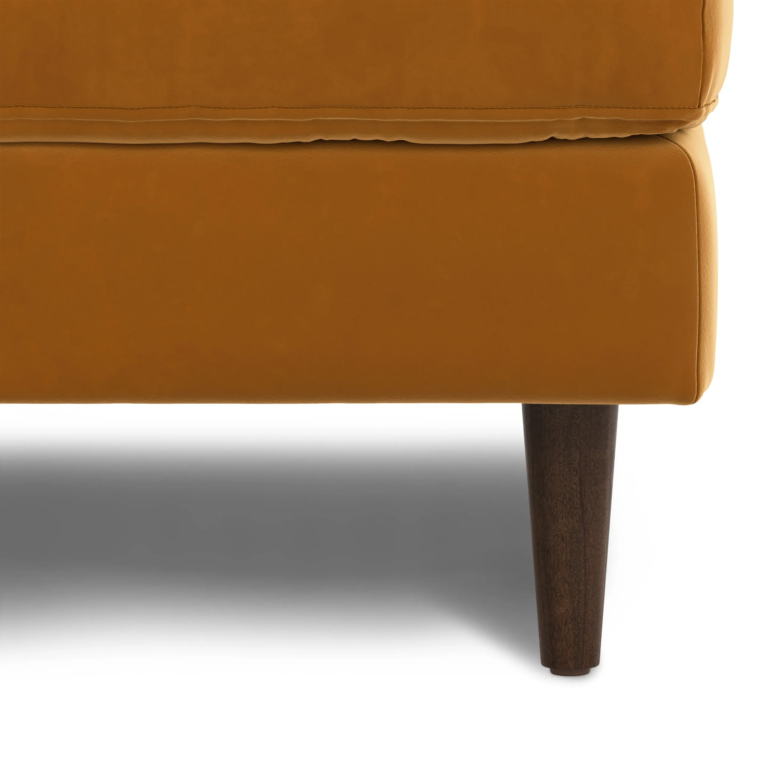 Sven 30_ Velvet Ottoman - Plush Pacific Ginger - Image 3