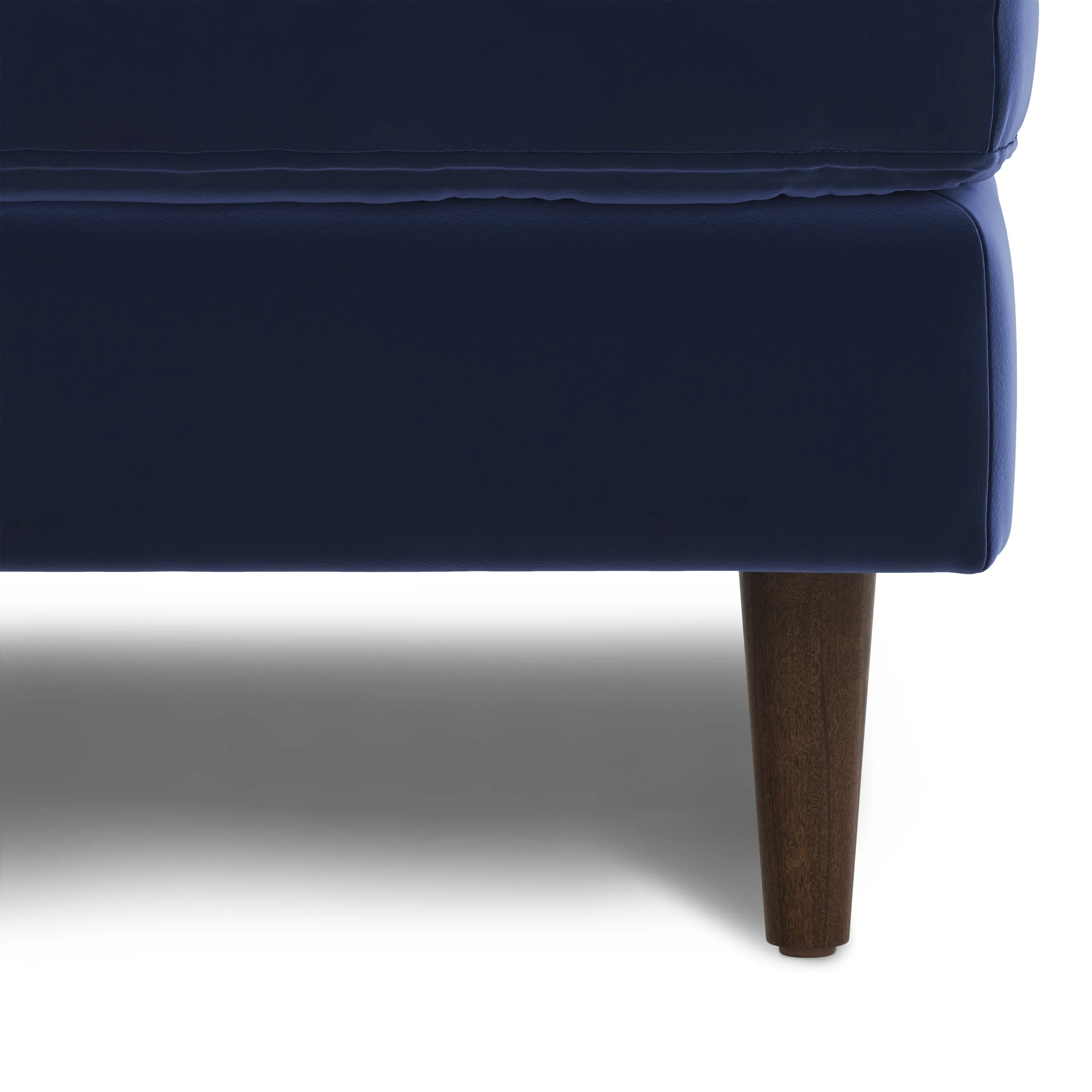 Sven 30_ Velvet Ottoman - Plush Cascadia Blue - Image 4