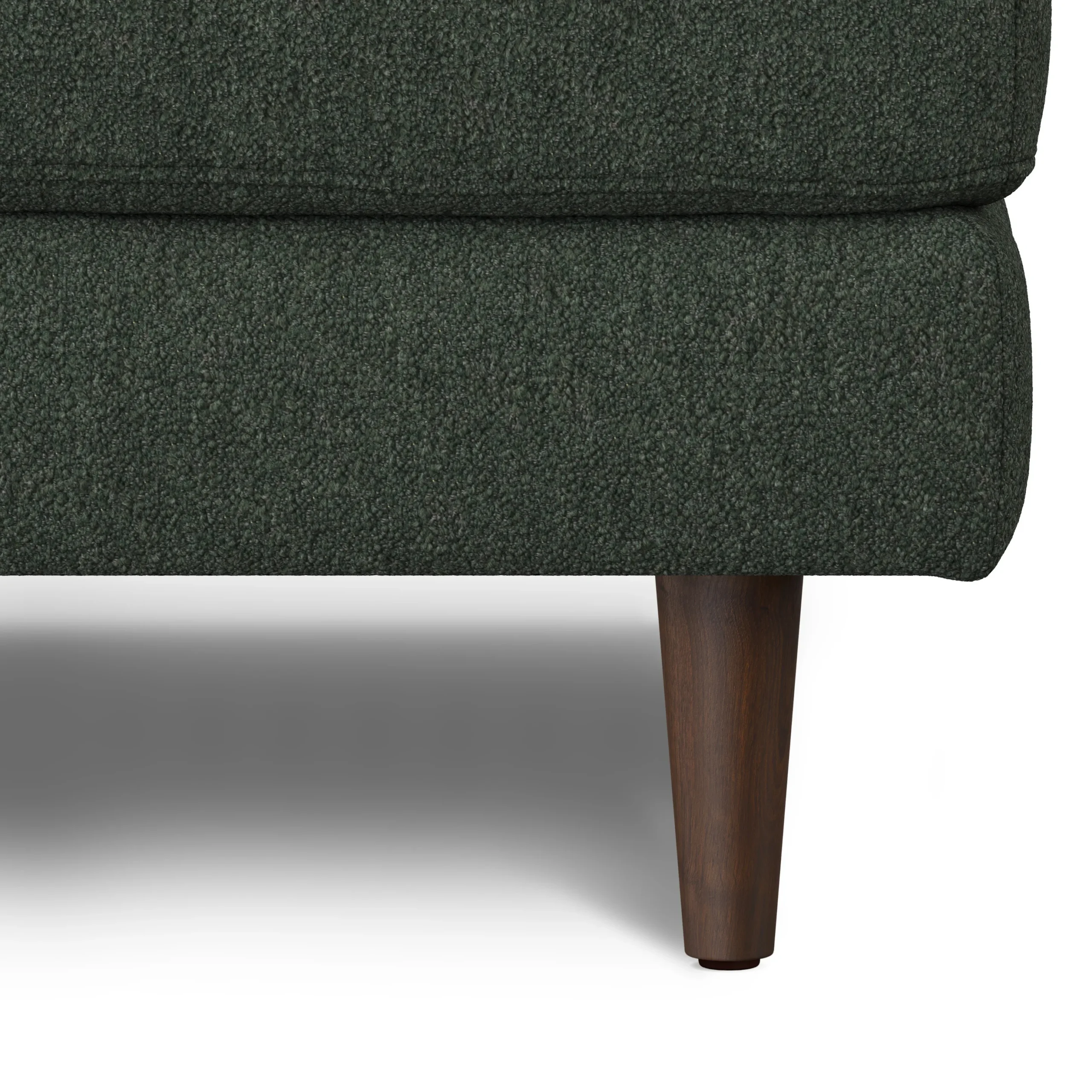 Sven 30_ Ottoman - Green Wool Bouclé - Image 4