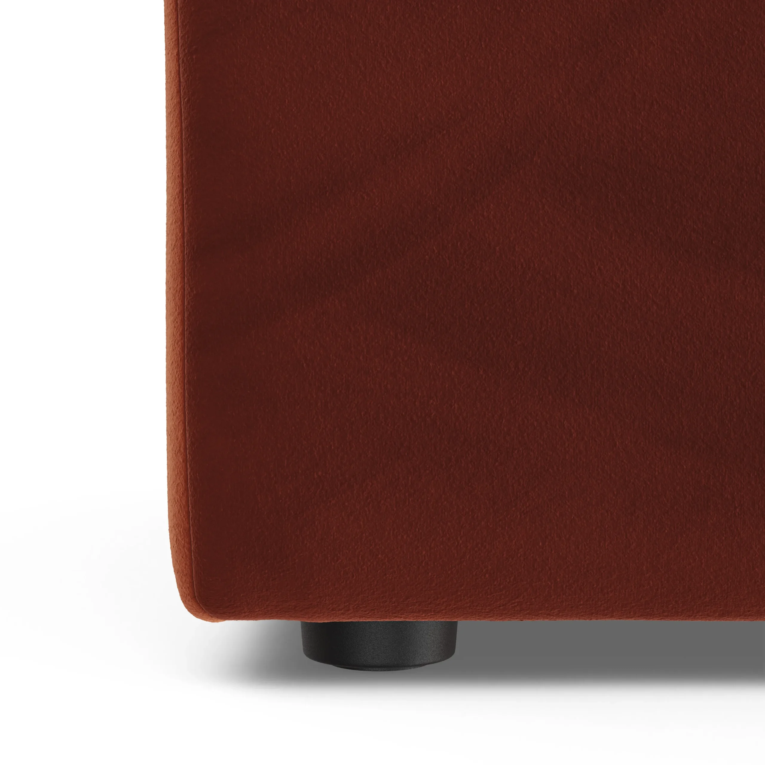 Lenae 33_ Velvet Ottoman - Hale Rust - Image 8