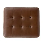 Sven 30_ Leather Ottoman - Taos Brown