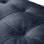 Sven 30_ Leather Ottoman - Oxford Blue