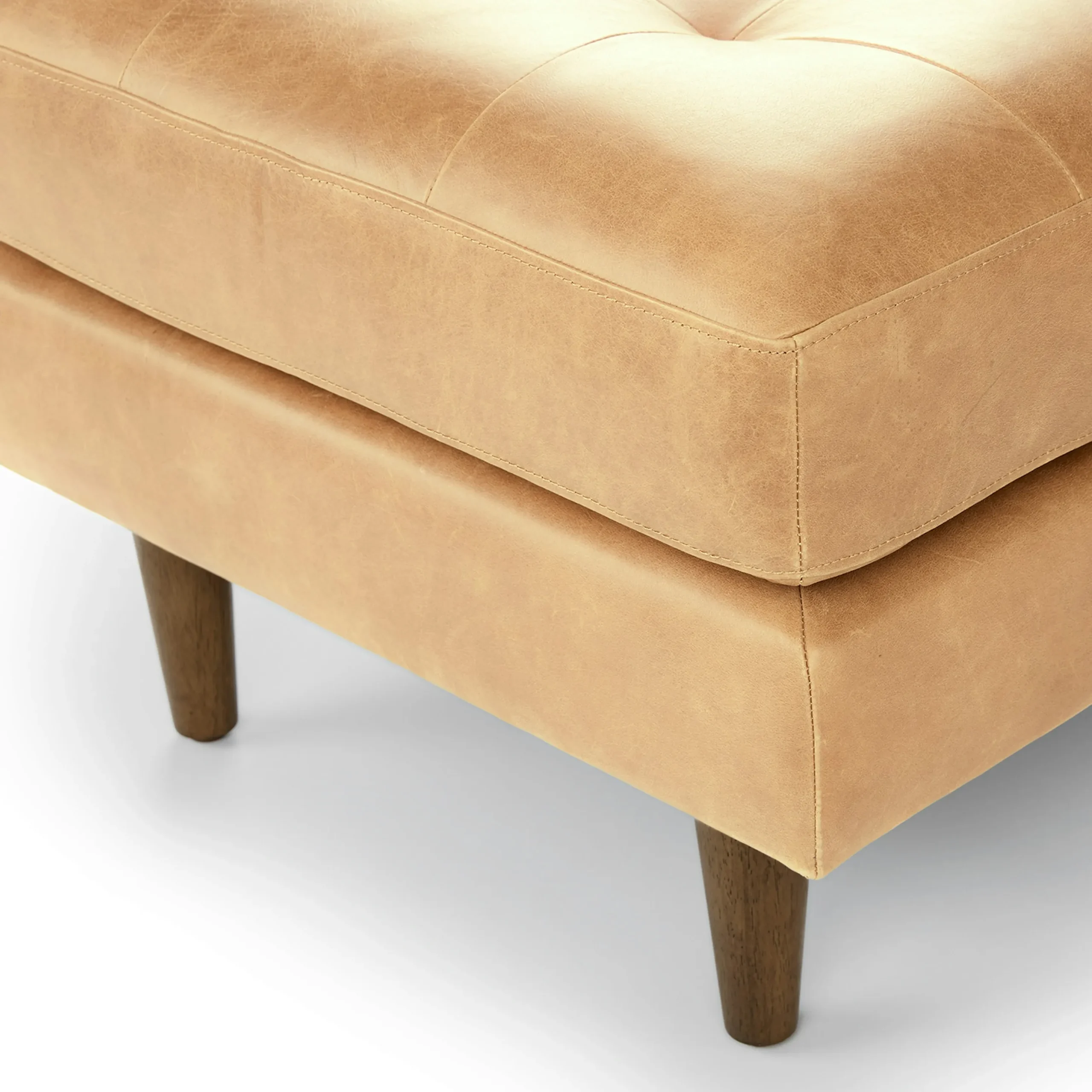 Sven 30_ Leather Ottoman - Charme Tan - Image 7