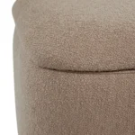 Maribo 19_ Storage Ottoman - Sandstone Wool Bouclé