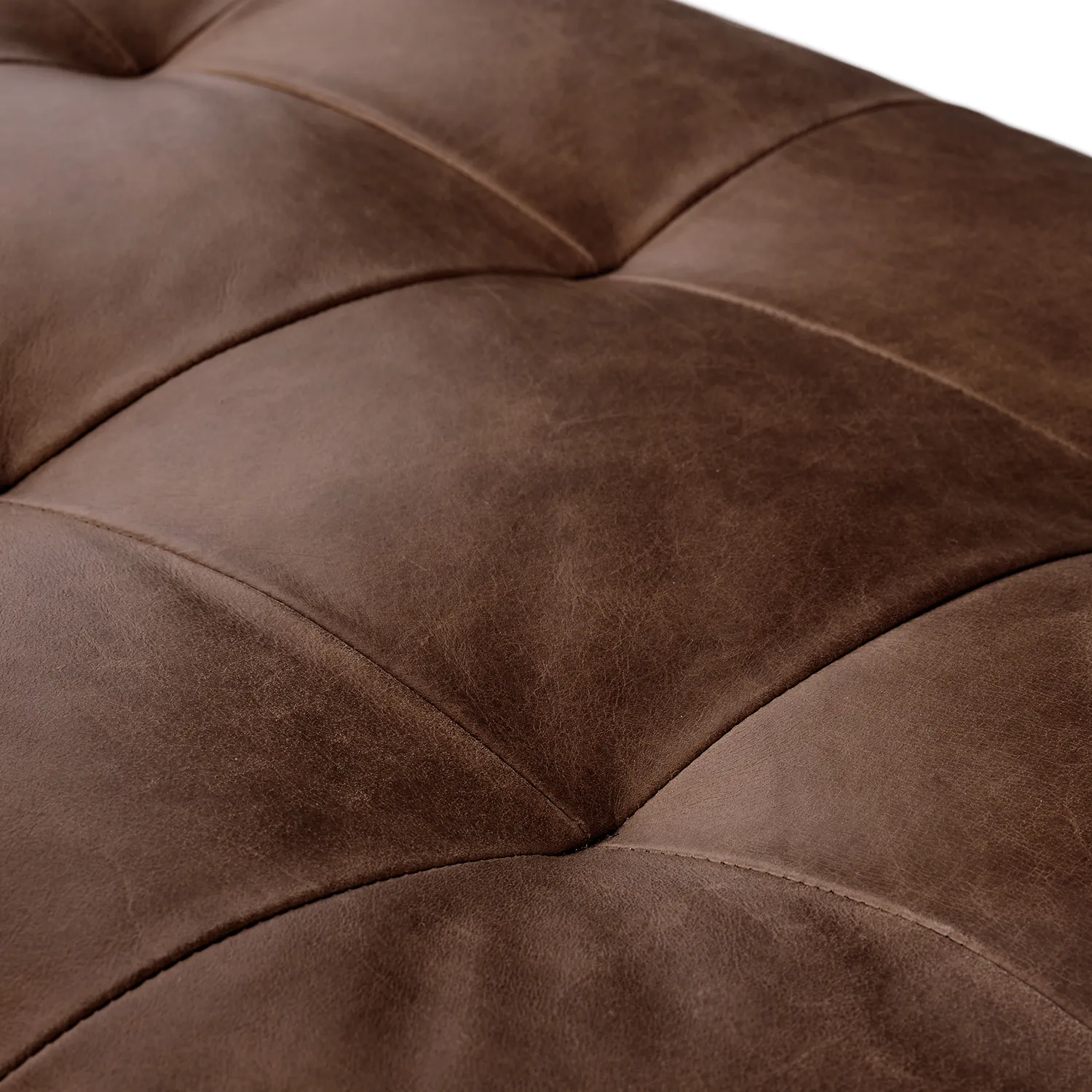 Sven 30_ Leather Ottoman - Charme Chocolat - Image 7