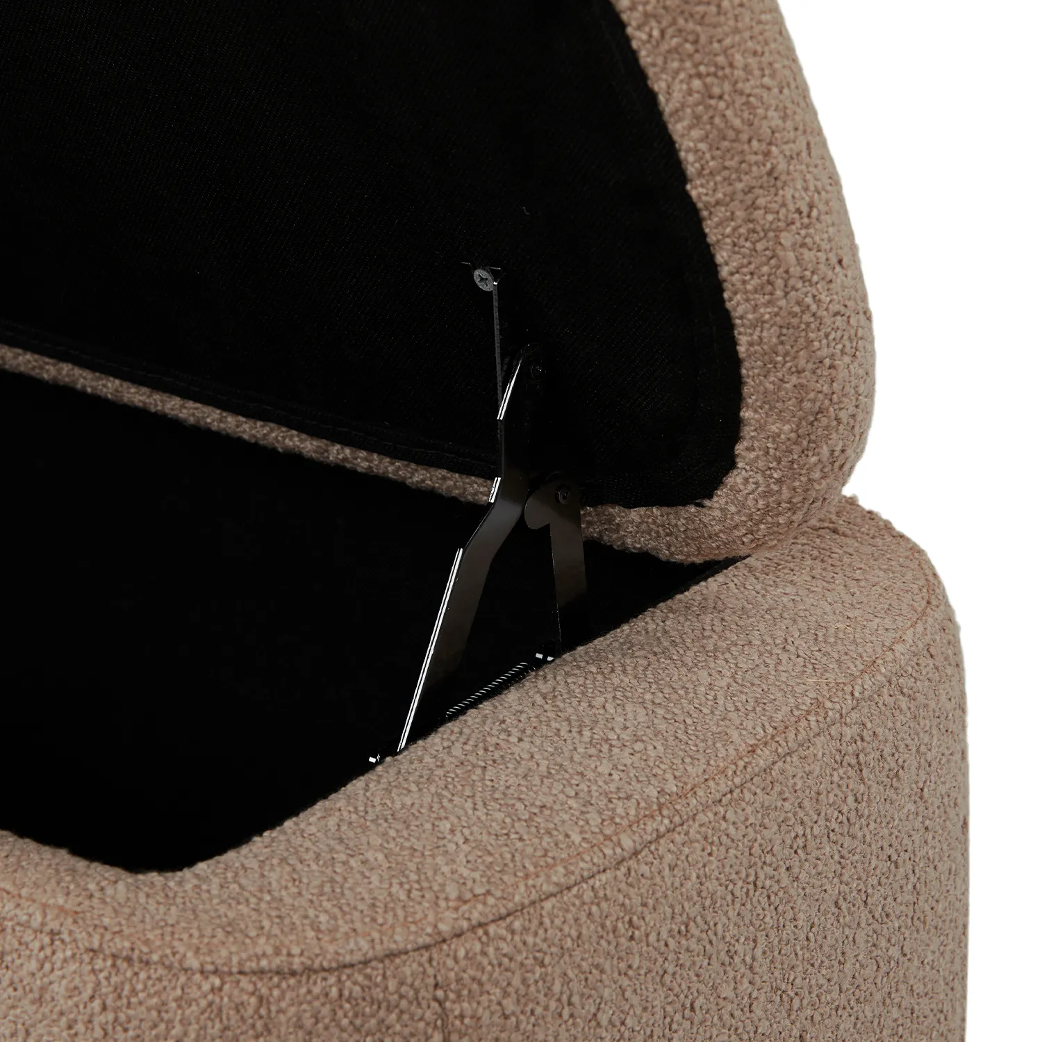Maribo 32_ Storage Ottoman - Sandstone Wool Bouclé - Image 8