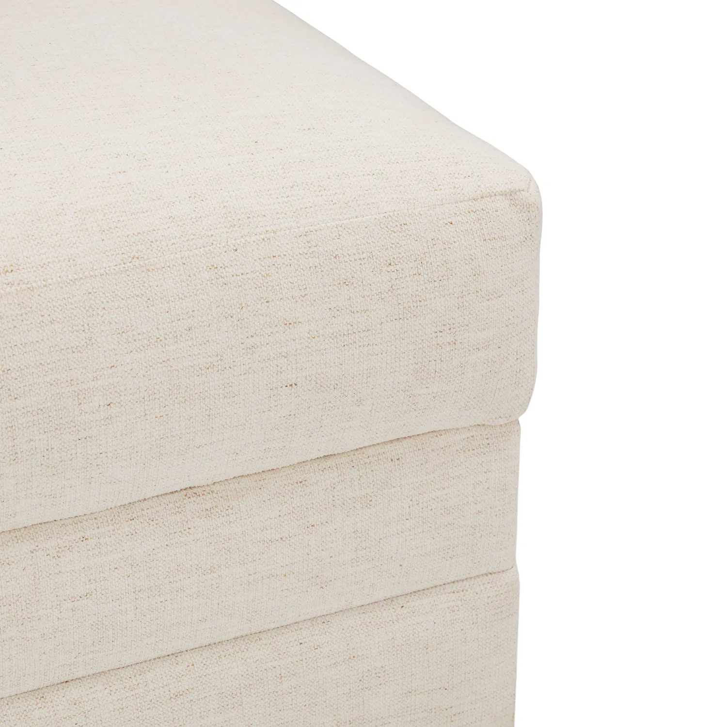 Riley 28_ Ottoman - Napa White - Image 5