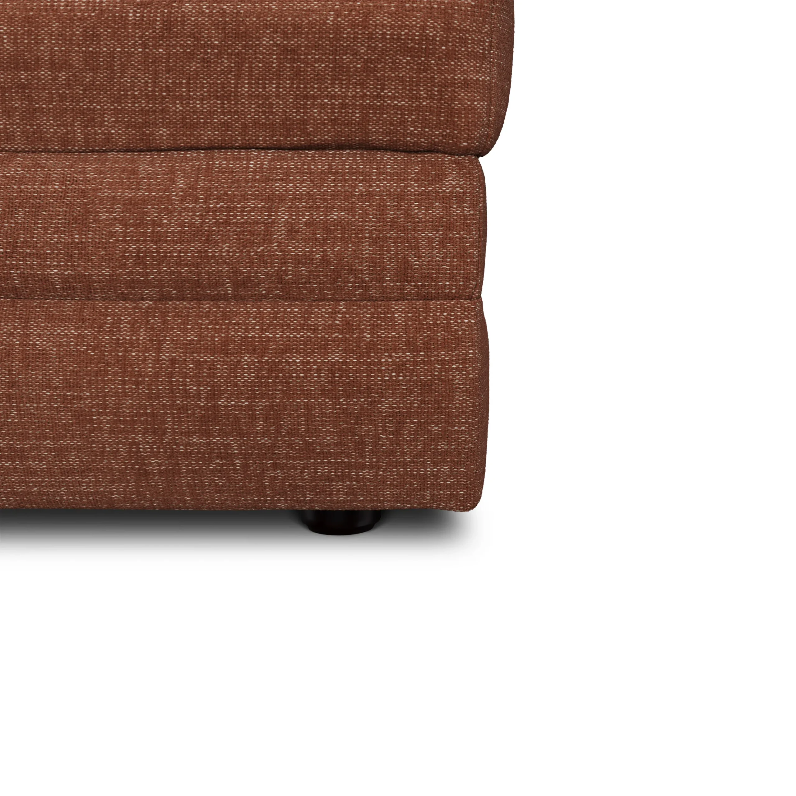 Riley 28_ Ottoman - Napa Rust - Image 4