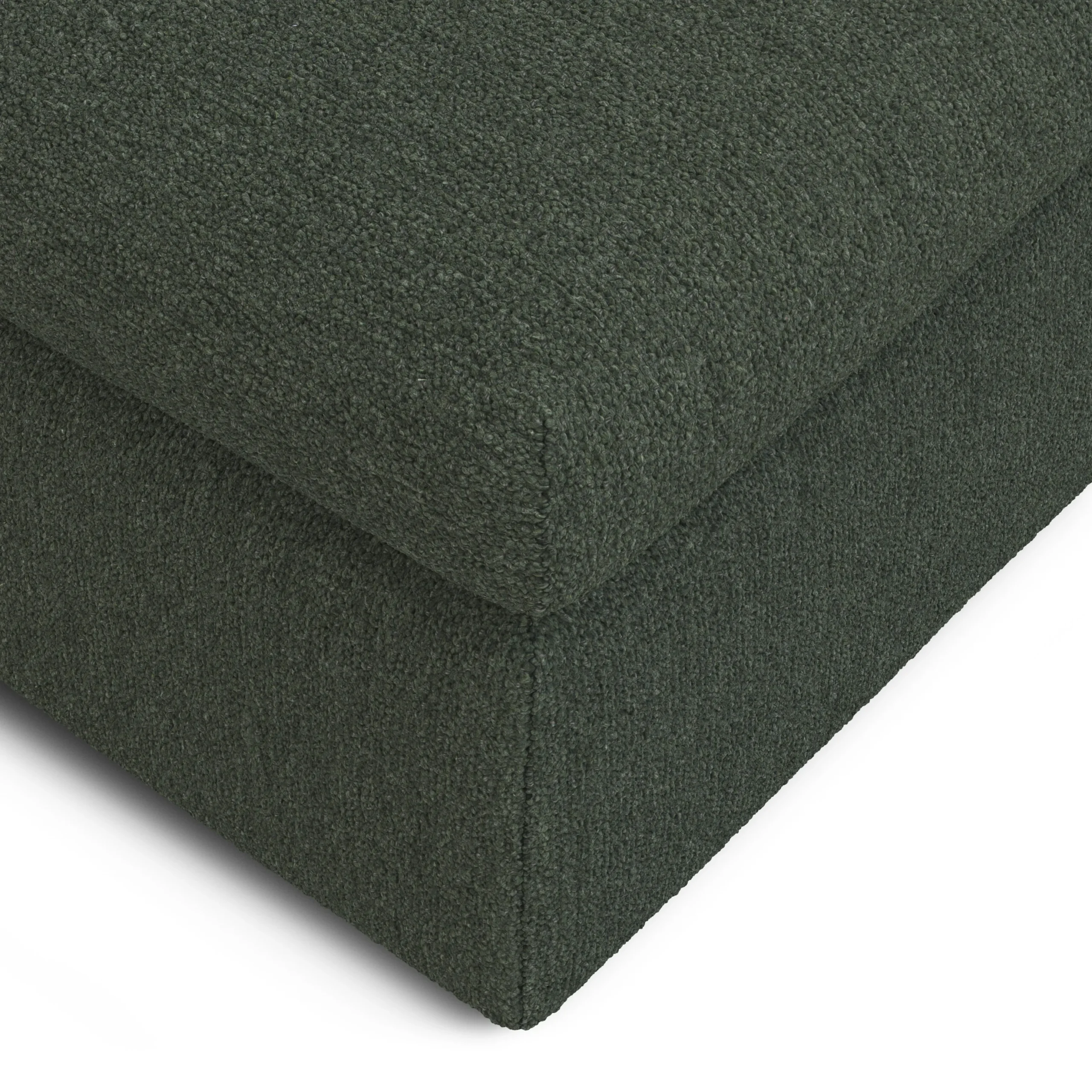 Marina 28.5_ Ottoman - Green Wool Bouclé - Image 8