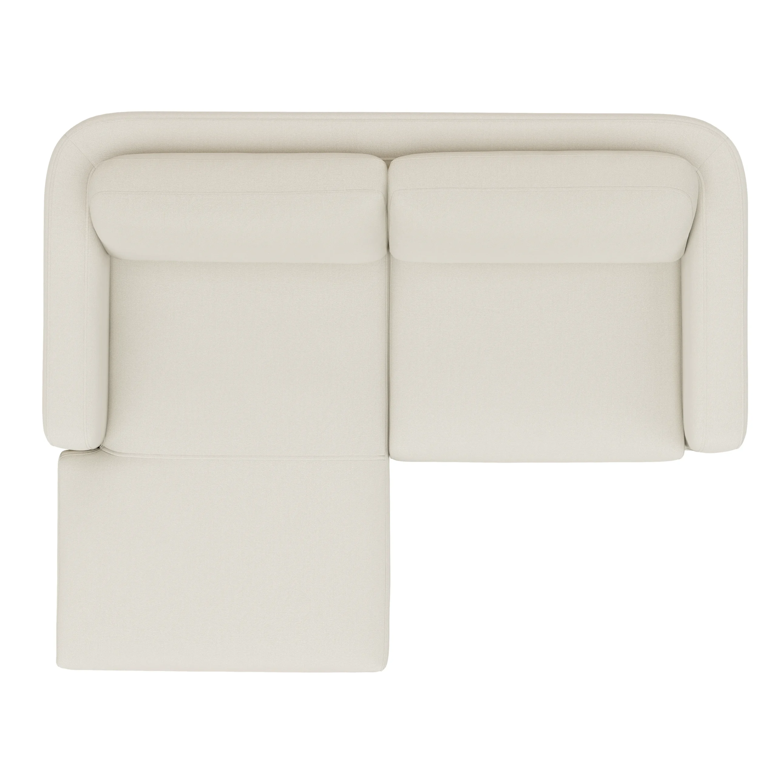 Vati 80_ Left Storage Sectional - Natural Oak and Buckler Ivory - Image 8