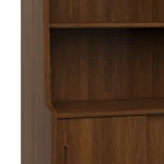 Frances 36_ Bookcase with Storage - Walnut