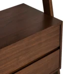Harles 29.5_ Shelving Unit with Storage - Walnut