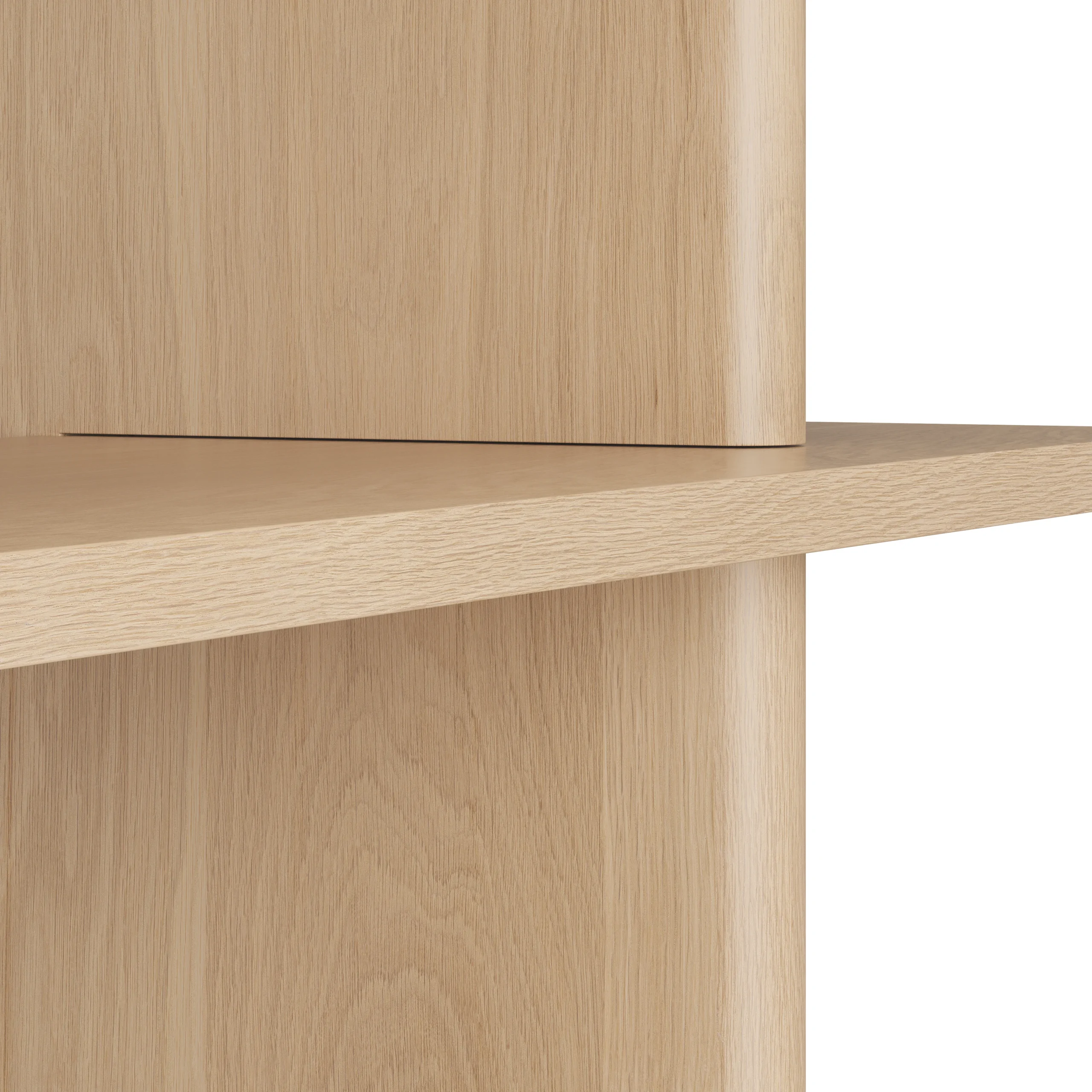 Torme 48_ Bookcase, Tall - White Oak - Image 8