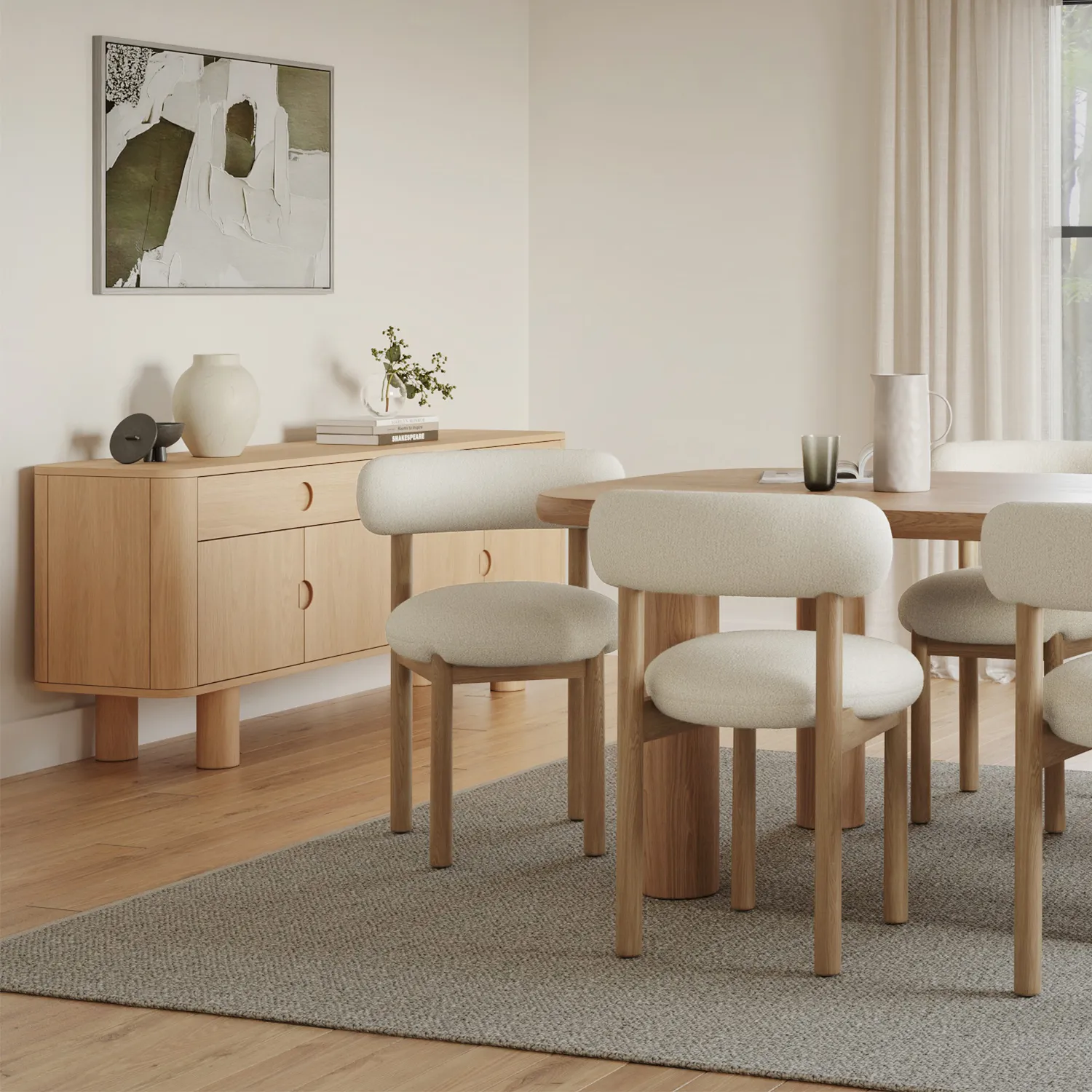 Adel 71_ Sideboard - White Oak - Image 8