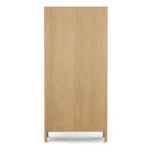 Liv 35.25_ Glass Cabinet - White Oak