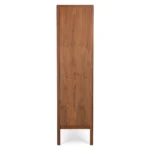 Mysen 35.5_ Glass Cabinet - Walnut
