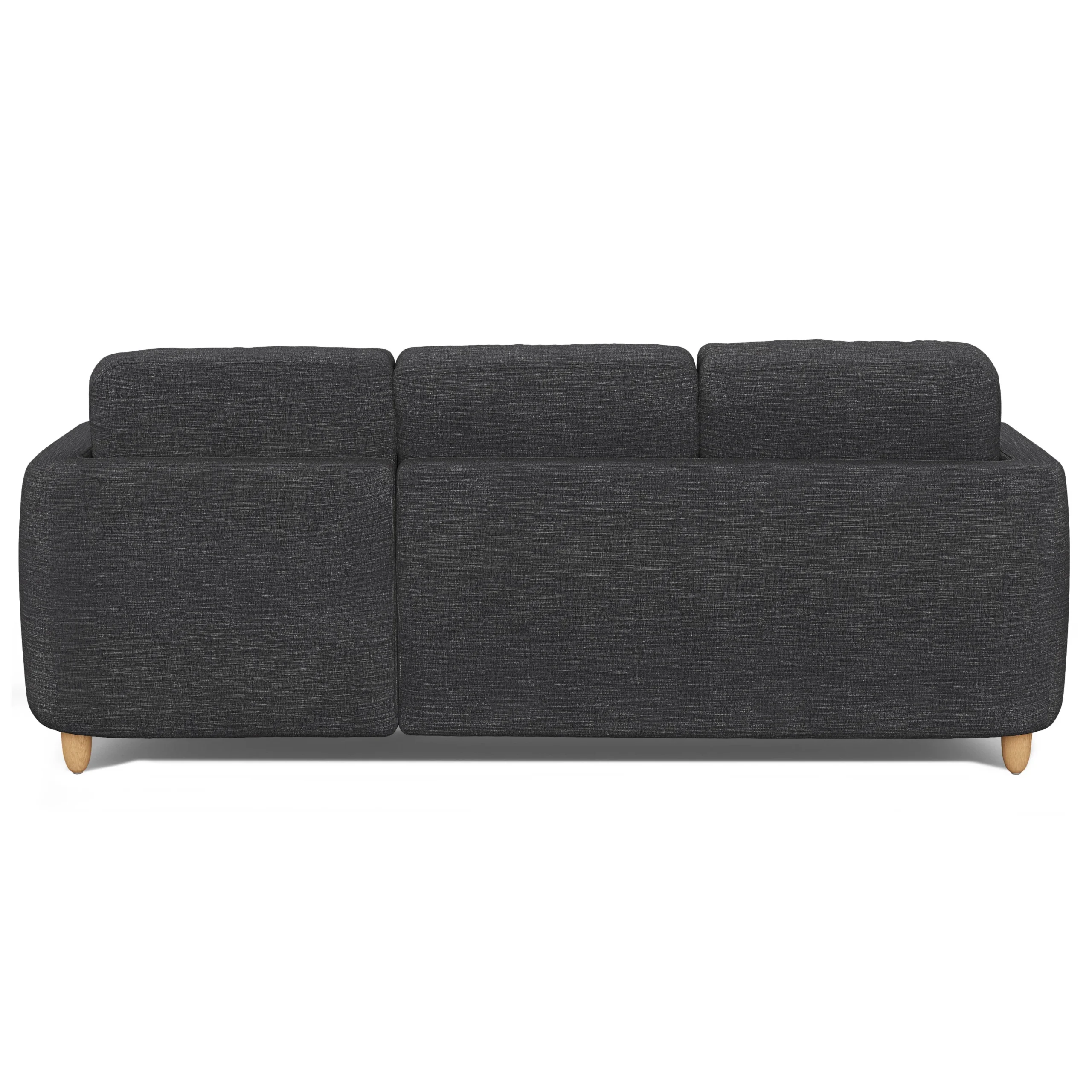 Vati 90.5_ Left Storage Sectional - Natural Oak and Napa Charcoal - Image 5