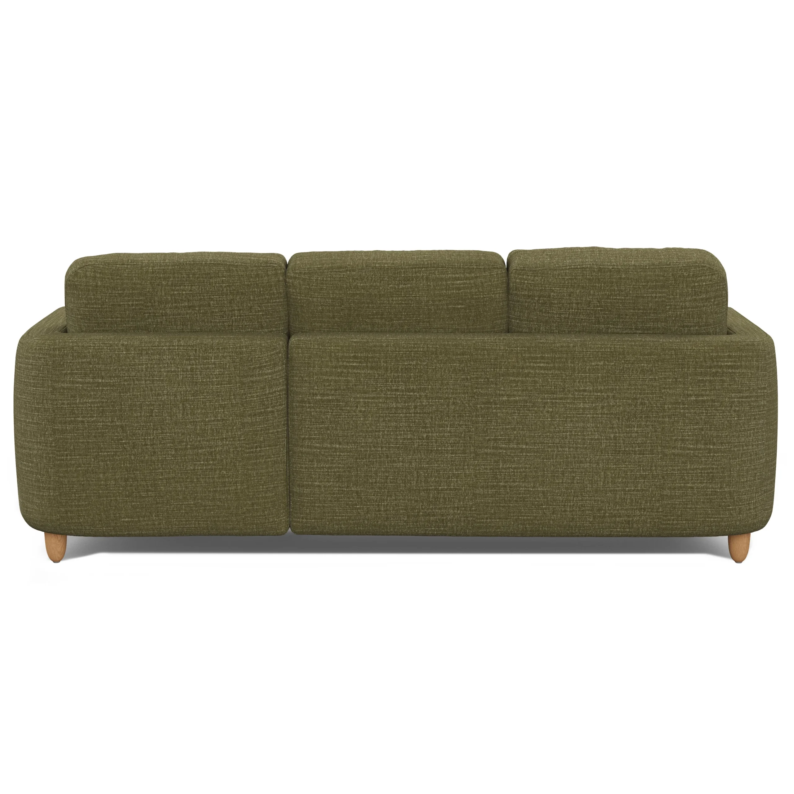 Vati 90.5_ Left Storage Sectional - Natural Oak and Napa Moss - Image 4