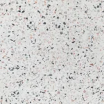 Solina Outdoor Stool - White Terrazzo