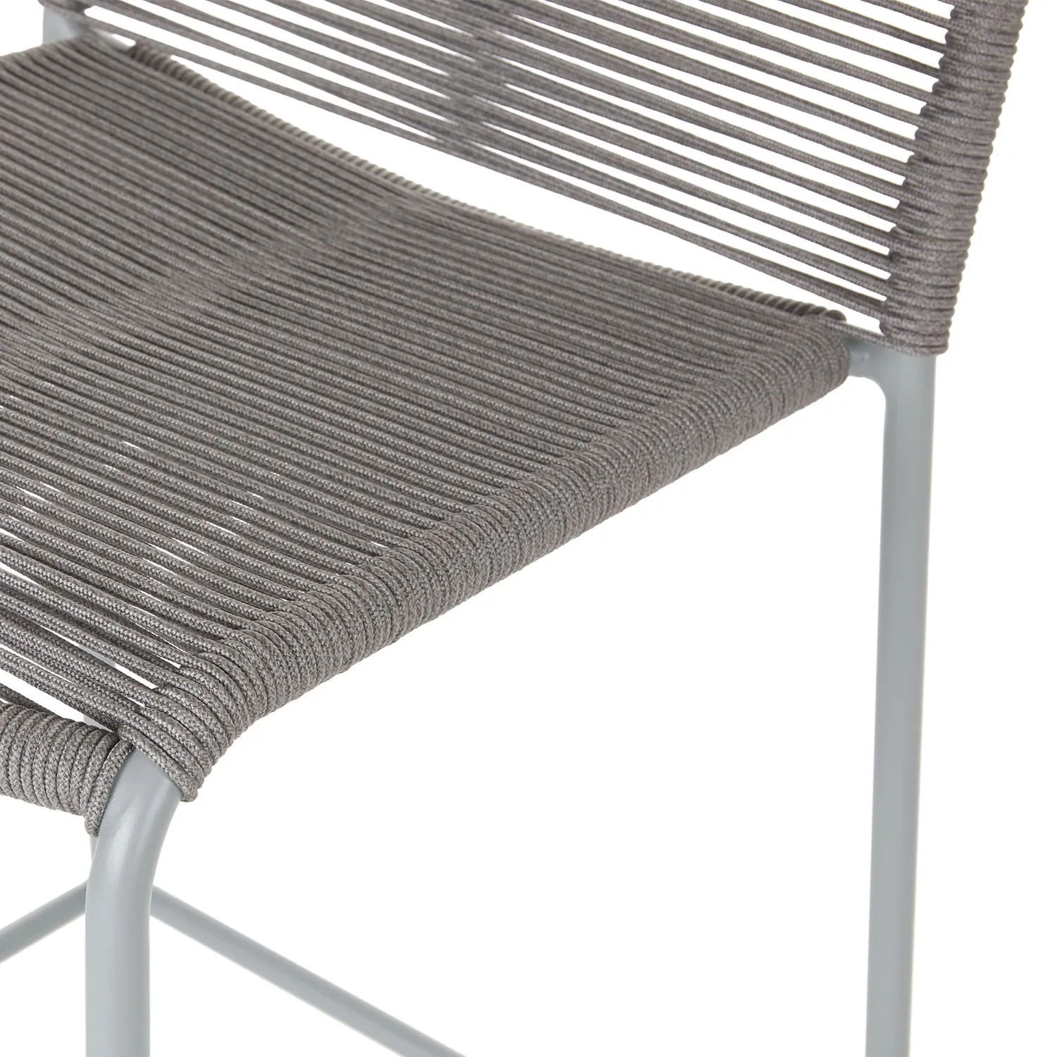 Zina Outdoor Bar Stool - Heathered Gray - Image 8