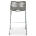 Zina Outdoor Counter Stool - Heathered Gray