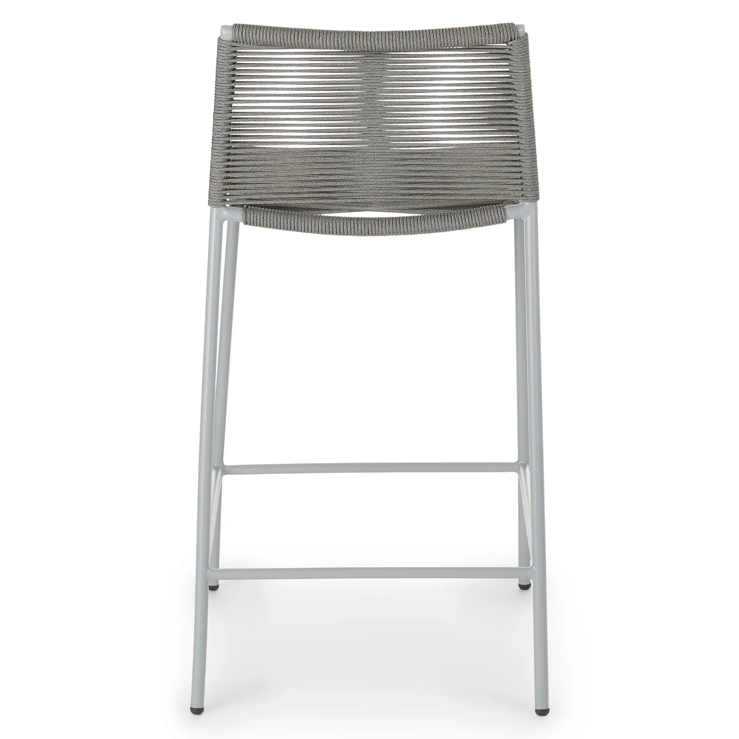 Zina Outdoor Counter Stool - Heathered Gray - Image 8