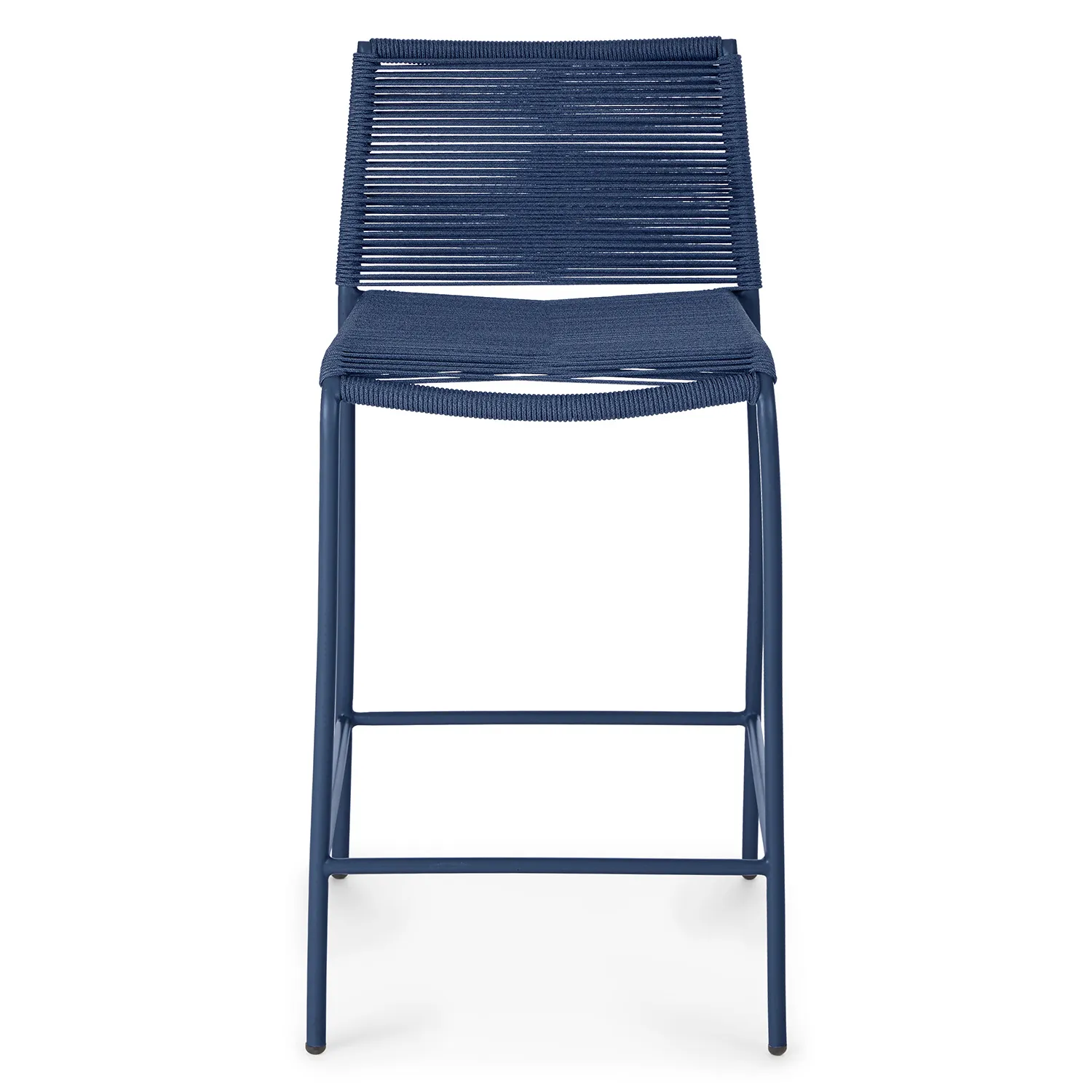 Zina Outdoor Counter Stool - Indigo Blue - Image 8