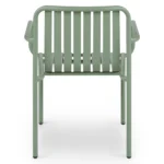 Sarek Outdoor Stackable Dining Armchair - Khaki Green