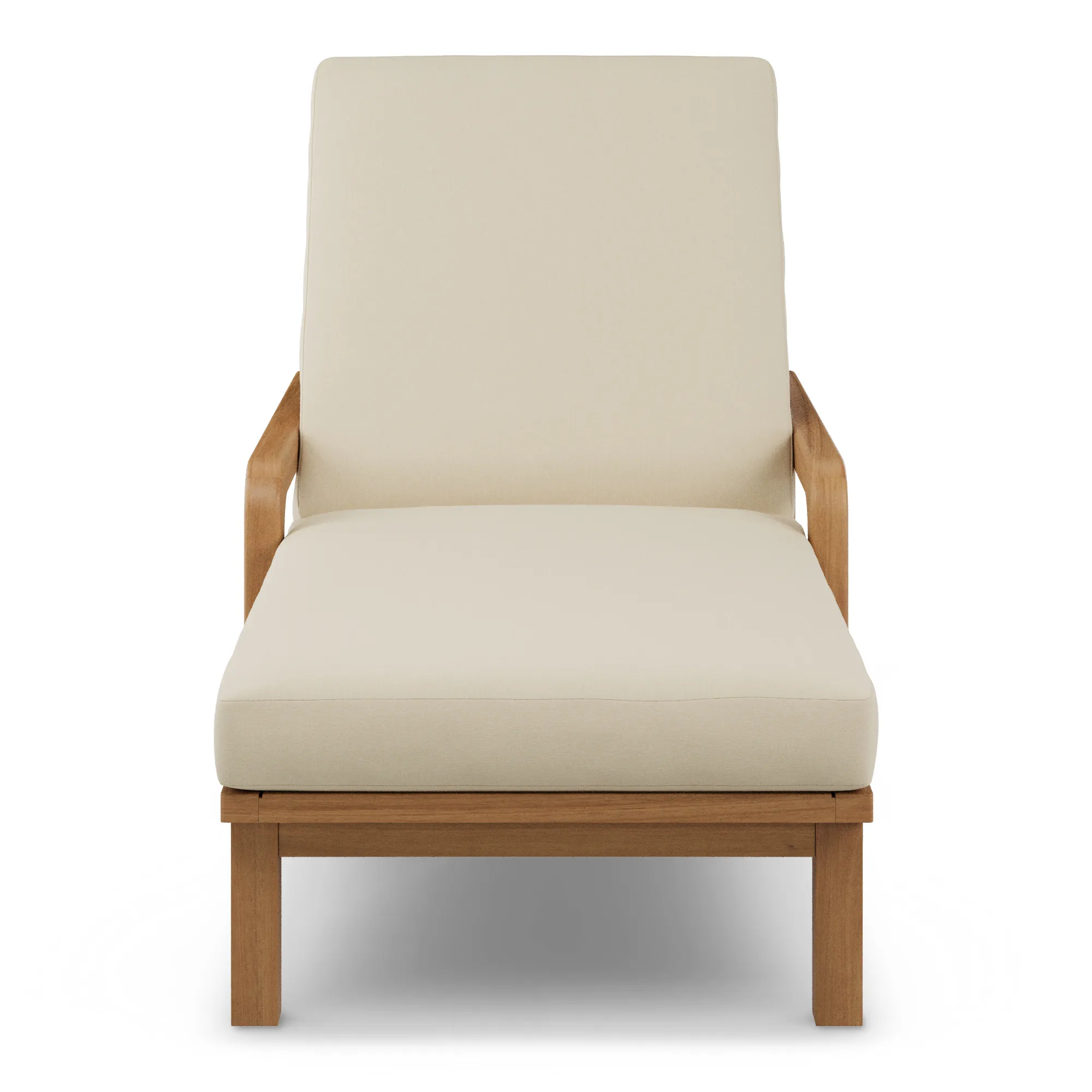Laholm 78_ Outdoor Chaise Lounge - Dravite Ivory - Image 4