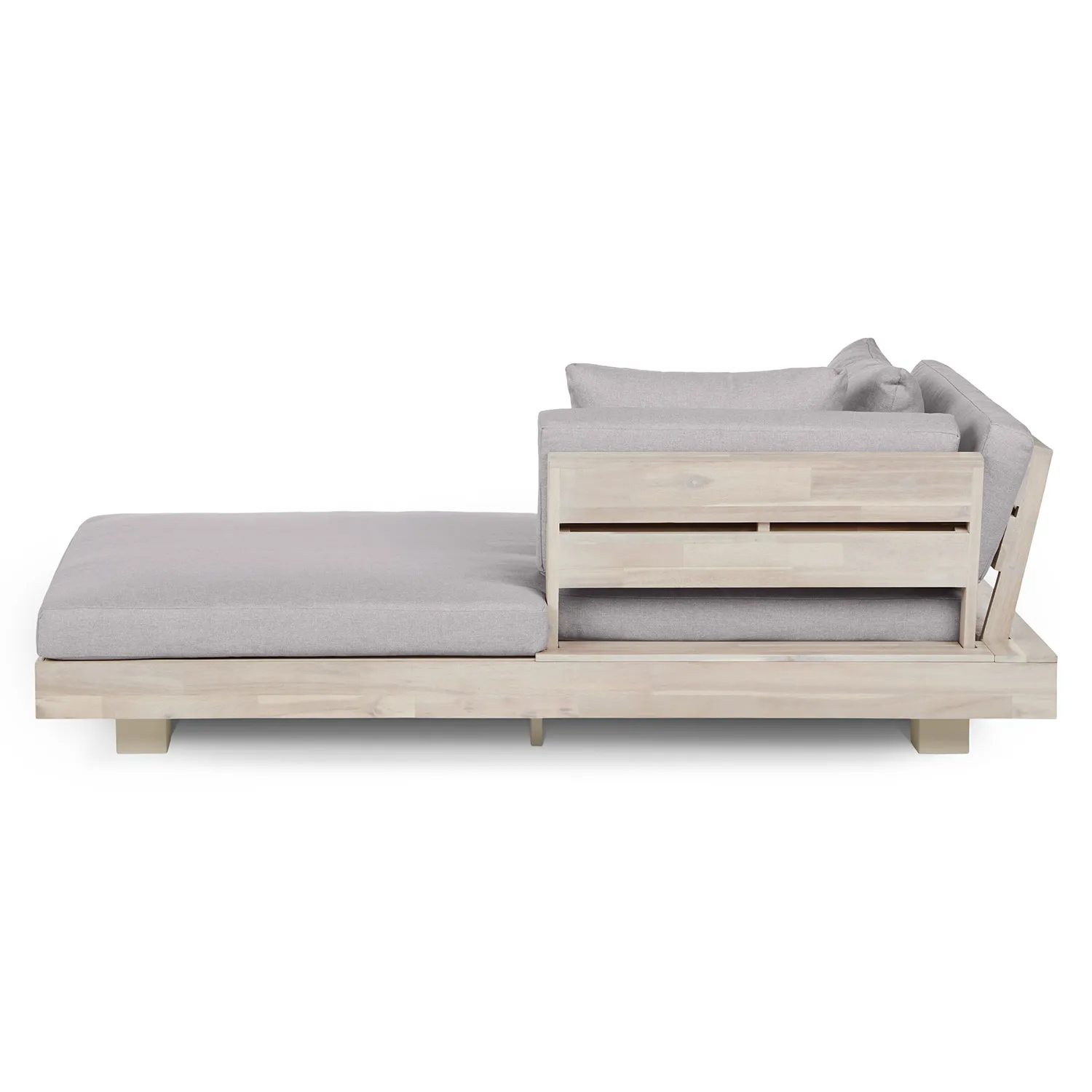 Lubek 69.25_ Outdoor Low Right Chaise Lounge - Beach Sand - Image 8