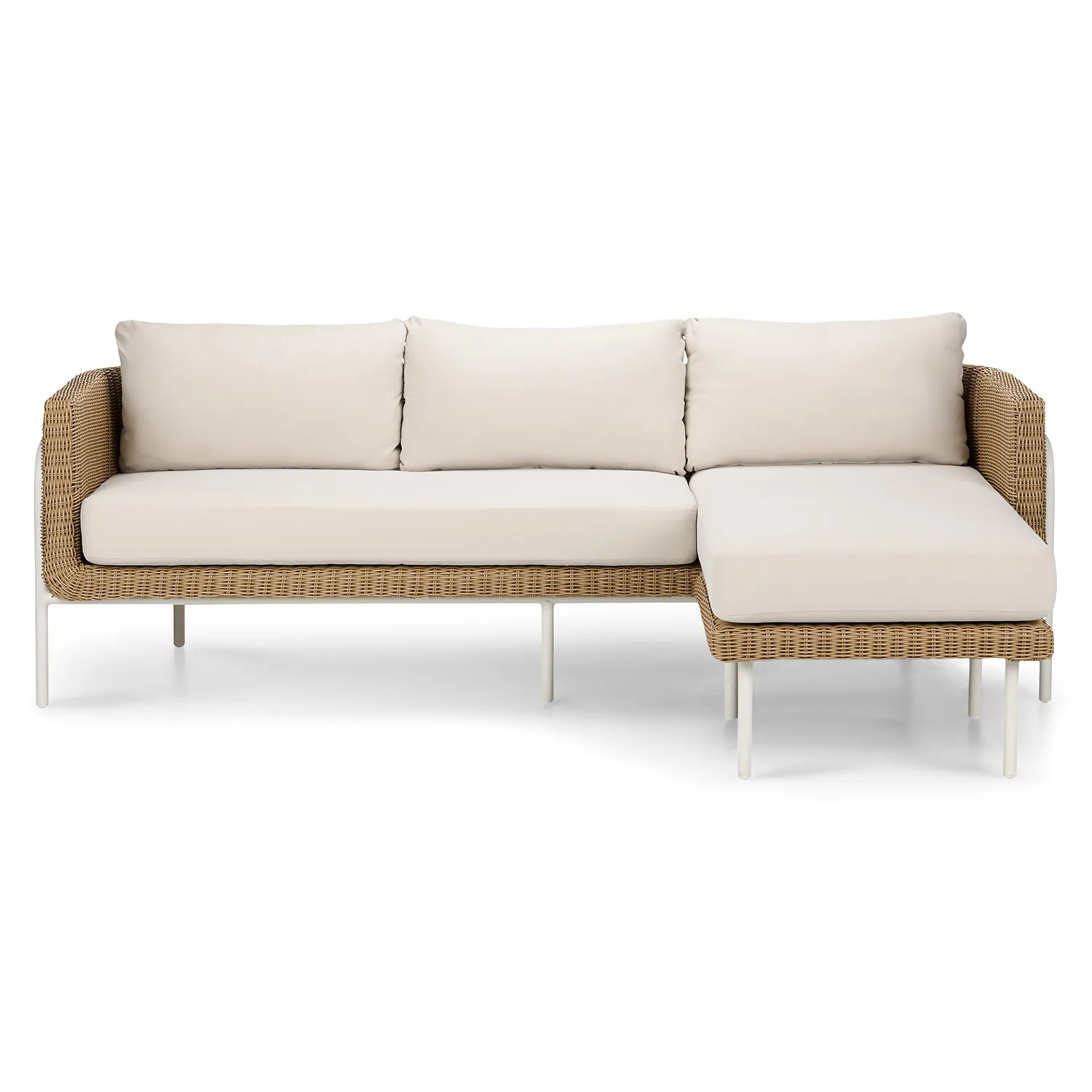 Aby 88_ Outdoor Reversible Sectional - Dravite Ivory - Image 3