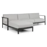 Burkel 105_ Outdoor Left Sectional - Cloudy Gray