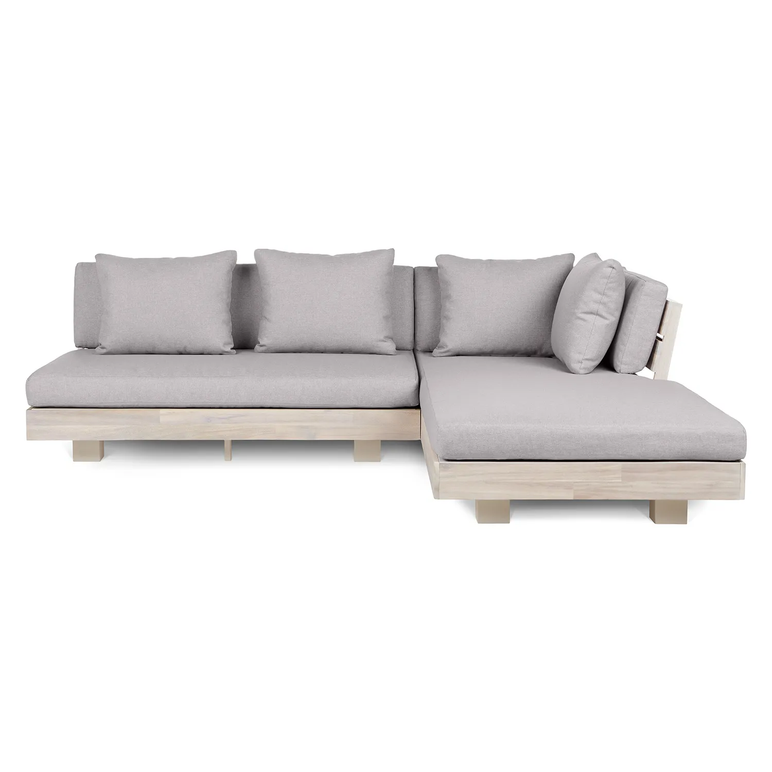 Lubek 82.5_ Outdoor Low Right Sectional - Beach Sand - Image 4