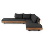 Lubek 100.5_ Outdoor Low Corner Sectional - Slate Gray