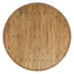 Calliope 54.5_ Outdoor Dining Table - Wicker