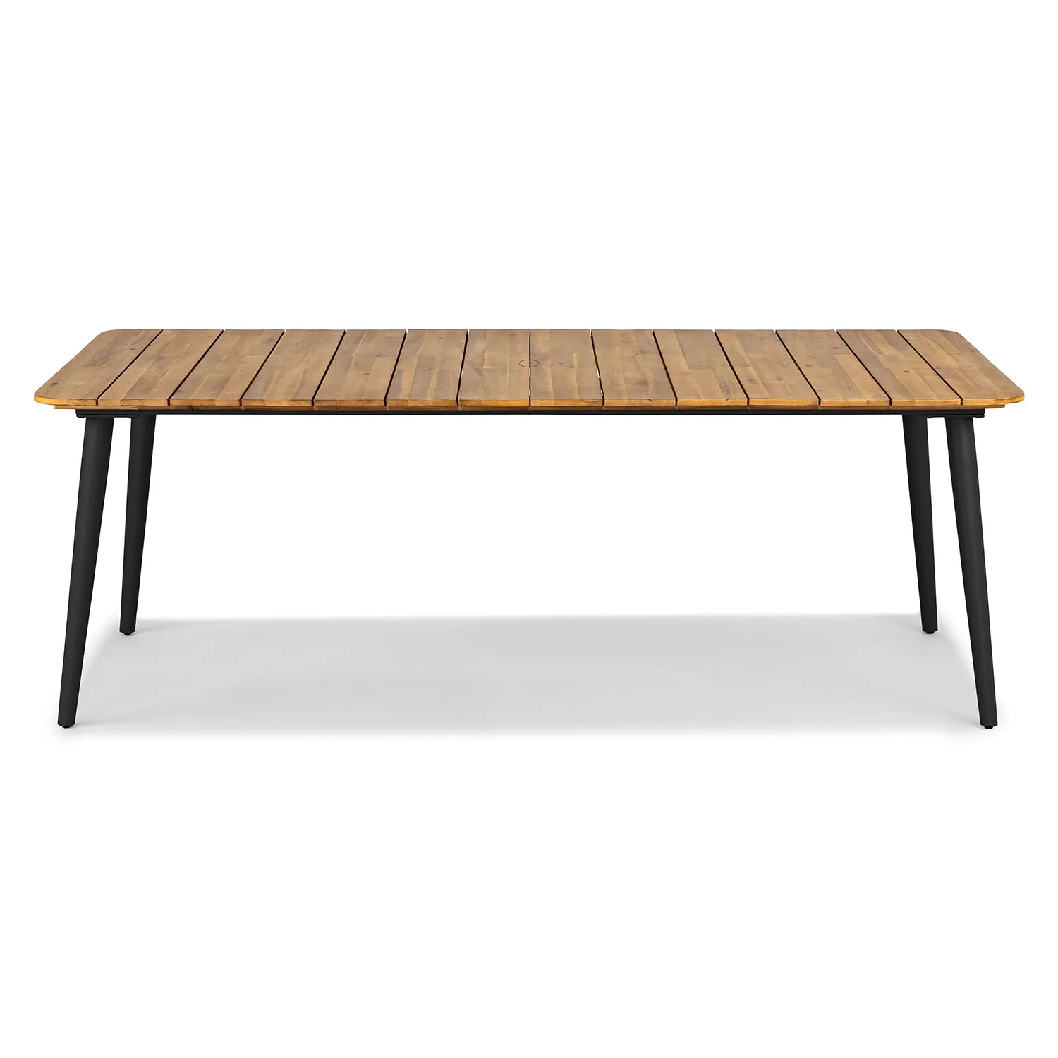 Latta 78.5_ Outdoor Dining Table - Slate Gray - Image 9