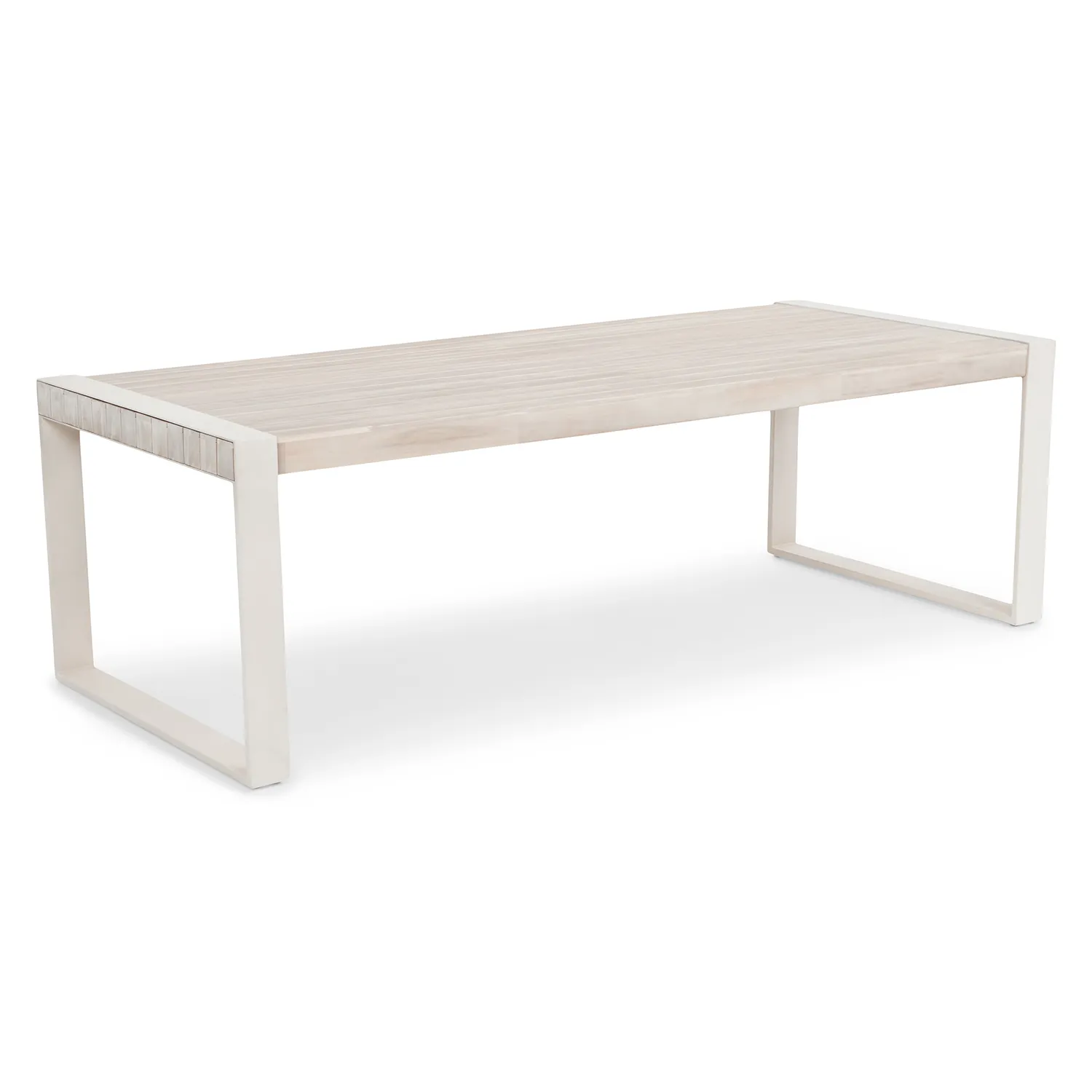 Lubek 94.5_ Outdoor Dining Table - Byron Gray - Image 6